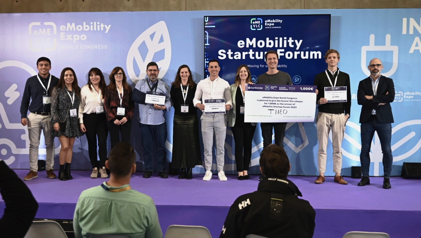 Una energética de nueva generación, patinetes eléctricos reacondicionados, un triciclo semiautónomo y una solución de IA, premiados en el eMobility Startup Forum
